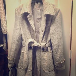 NWT! Peacoat - cream/tan winter coat